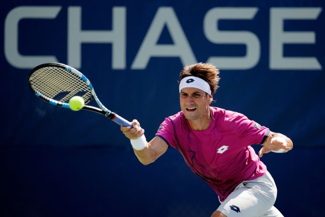 Verdasco's compatriot David Ferrer had more luck in his opening round match, progressing against Alexandr Dolgopolov after the Ukrainian was forced to retire before the end of the first set.  