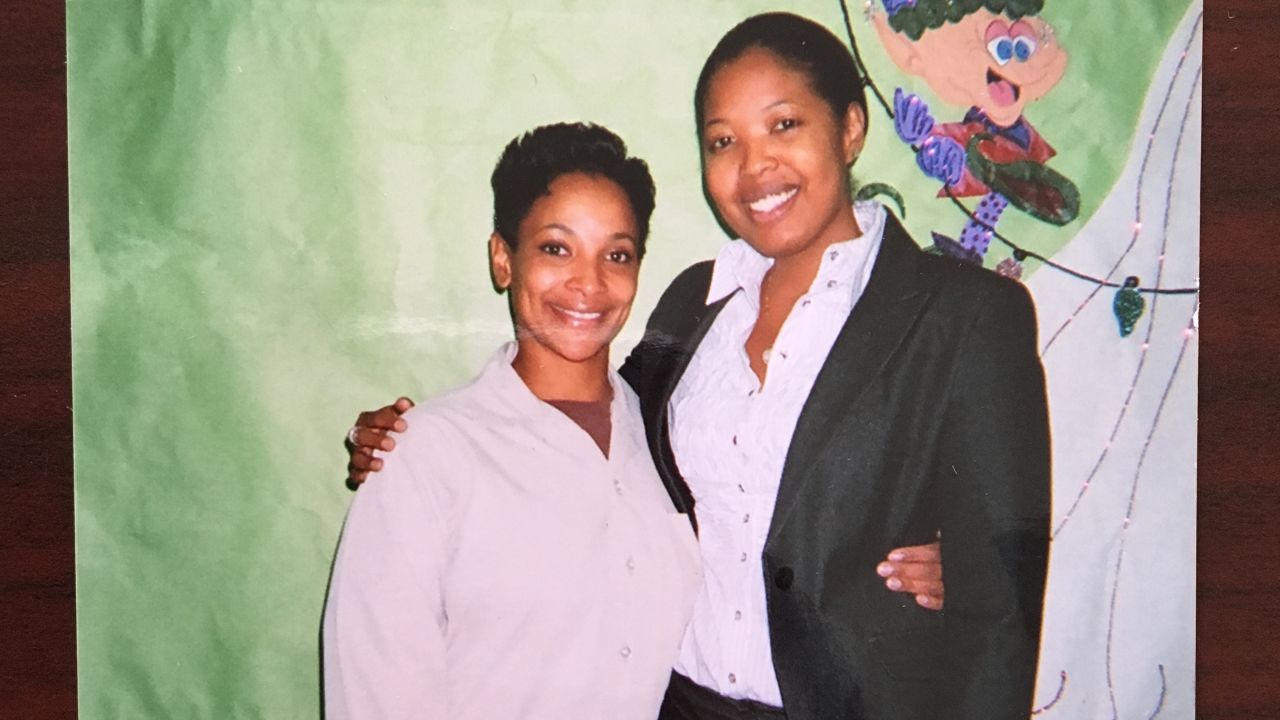 Attorney Brittany Byrd visits her client, Sharanda Jones, in prison where she was serving a life sentence.