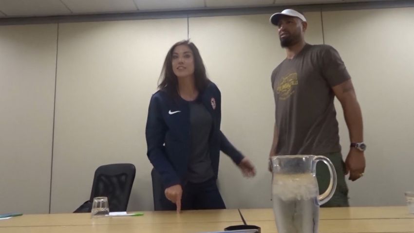 Hope Solo Suspension Reaction 1