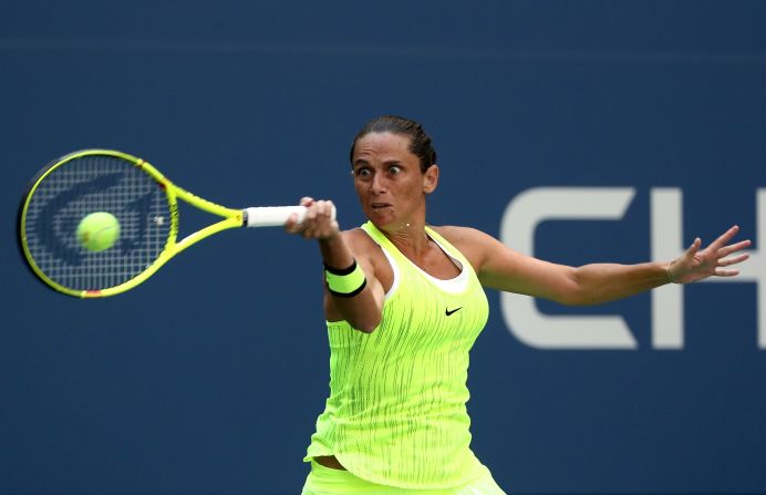 Last year's finalist, Roberta Vinci, moved into the third round by getting past Christina McHale 6-1 6-3. 