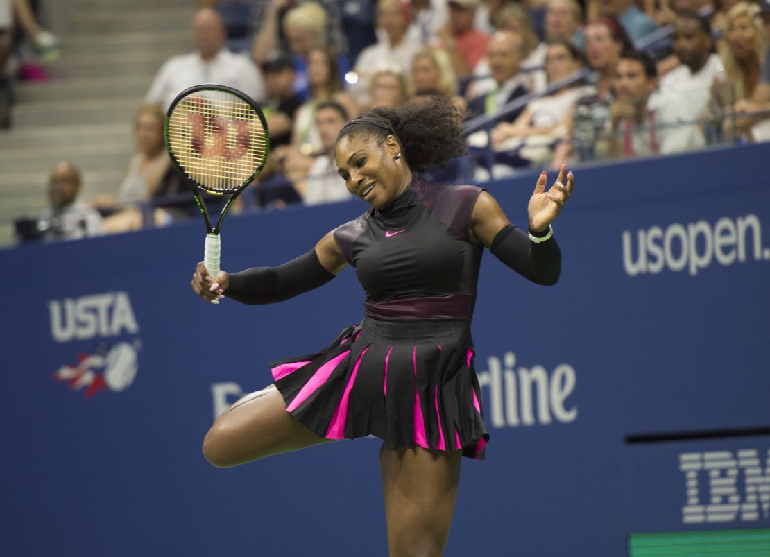 Serena is seeking to win her seventh US Open title.