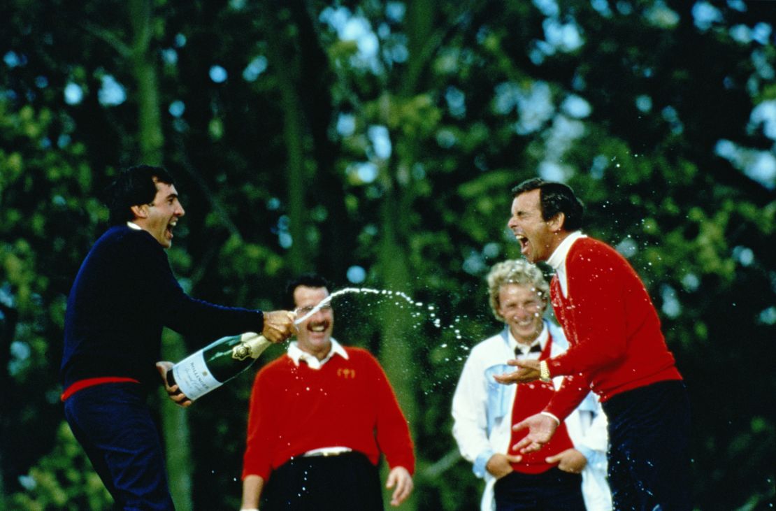 Seve Ballesteros was a key part of Europe's 1985 triumph.