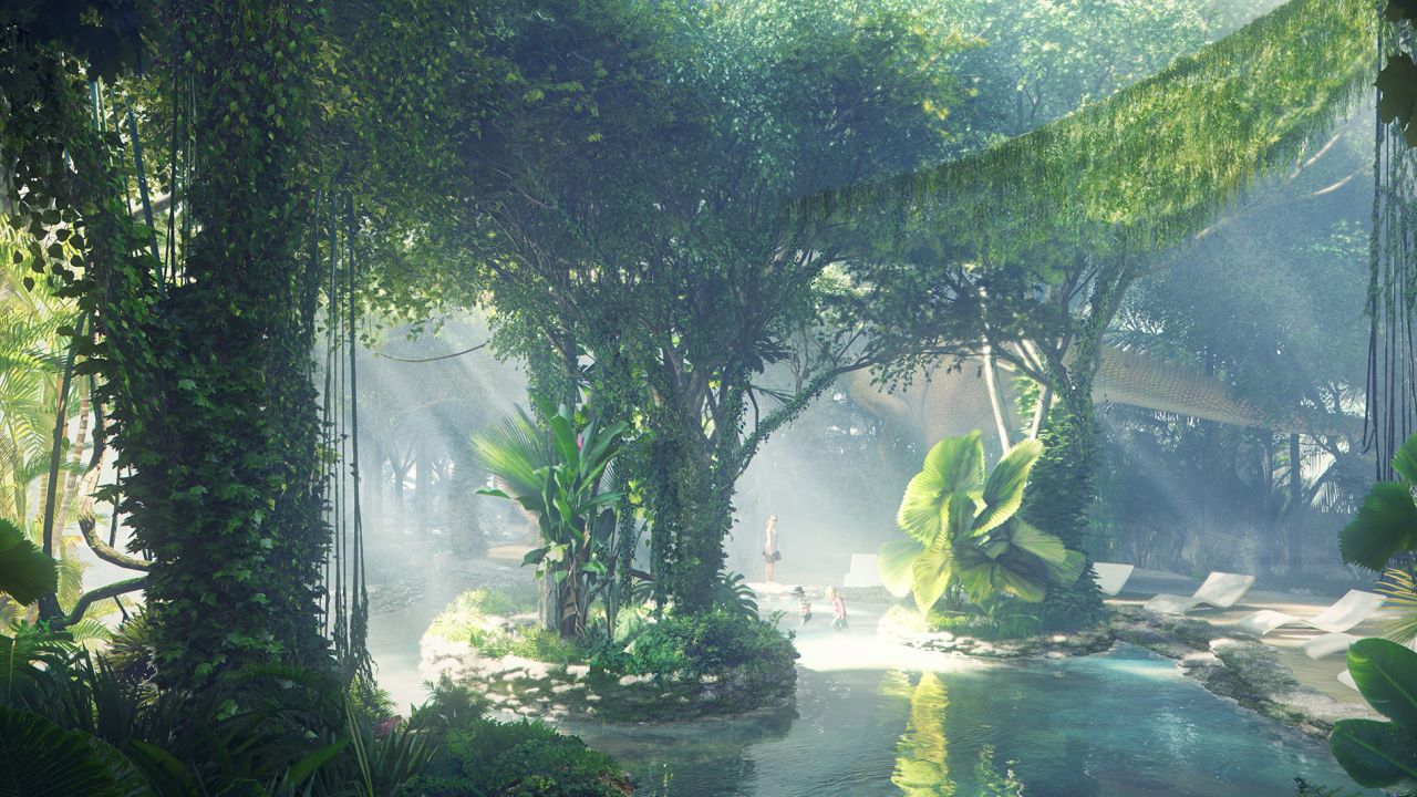 Dubai's latest megaproject: a rainforest in the desert.