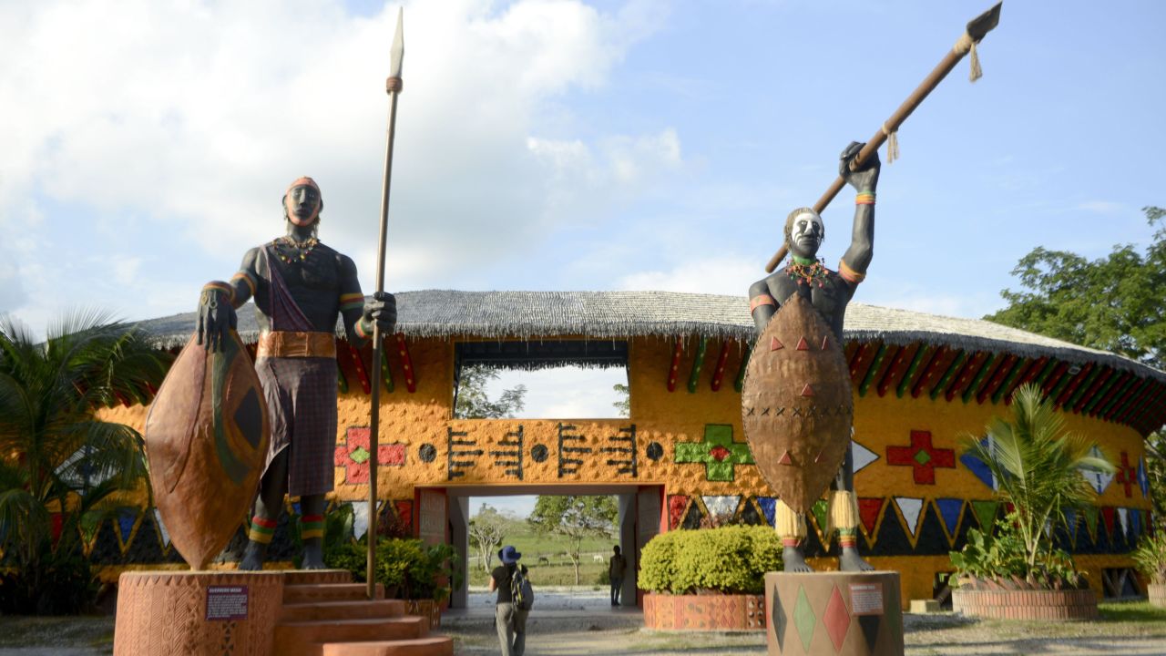 The park also features an African museum.