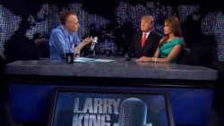 larry king live 2010 arizona immigration law donald trump melania trump sot_00003005.jpg