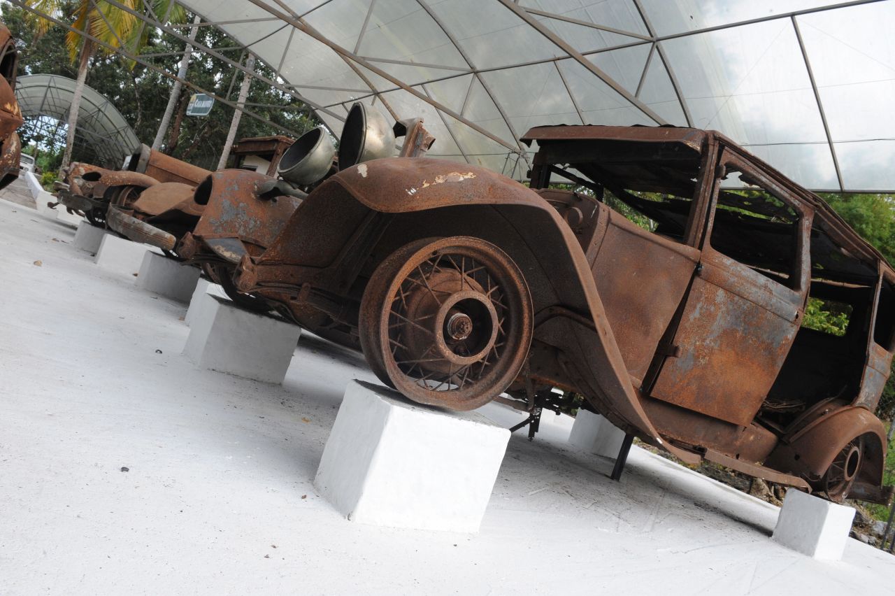 Escobar also collected cars; their rusted-out remains were on display at the ranch-turned-park in 2009.