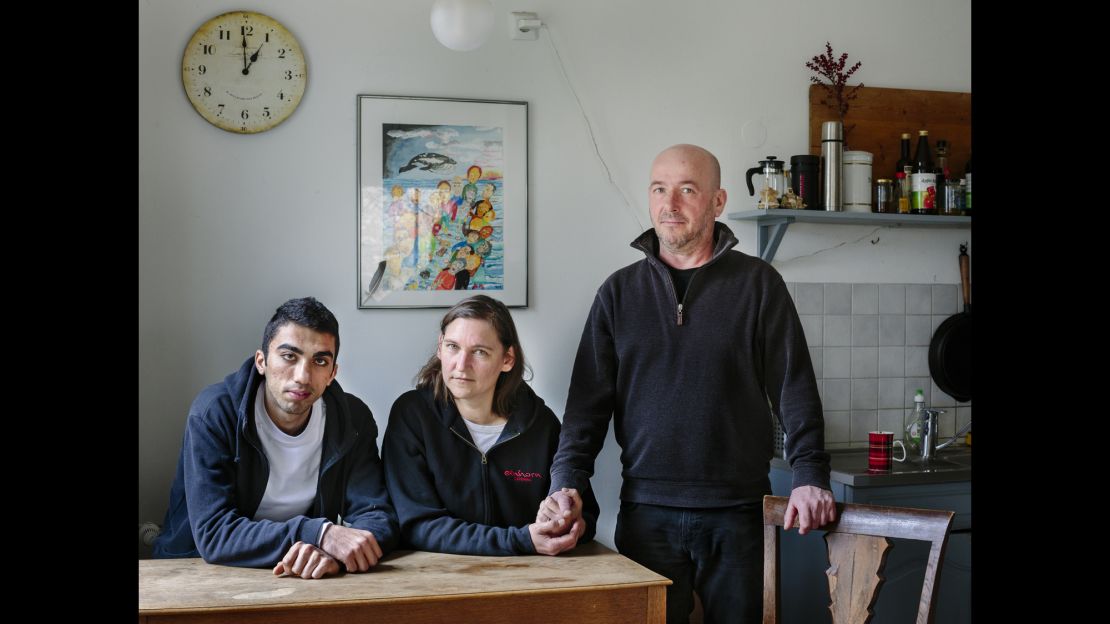 Newruz, a refugee from Homs in Syria, lives with Claudia and Tobias in Berlin, Germany.