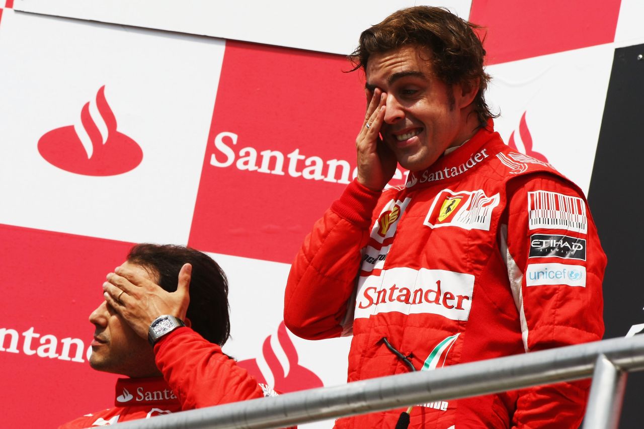 However, as the season developed, Alonso increasingly looked the more consistent performer -- culminating in Massa infamously being forced to move aside for his teammate at the 2010 German Grand Prix.