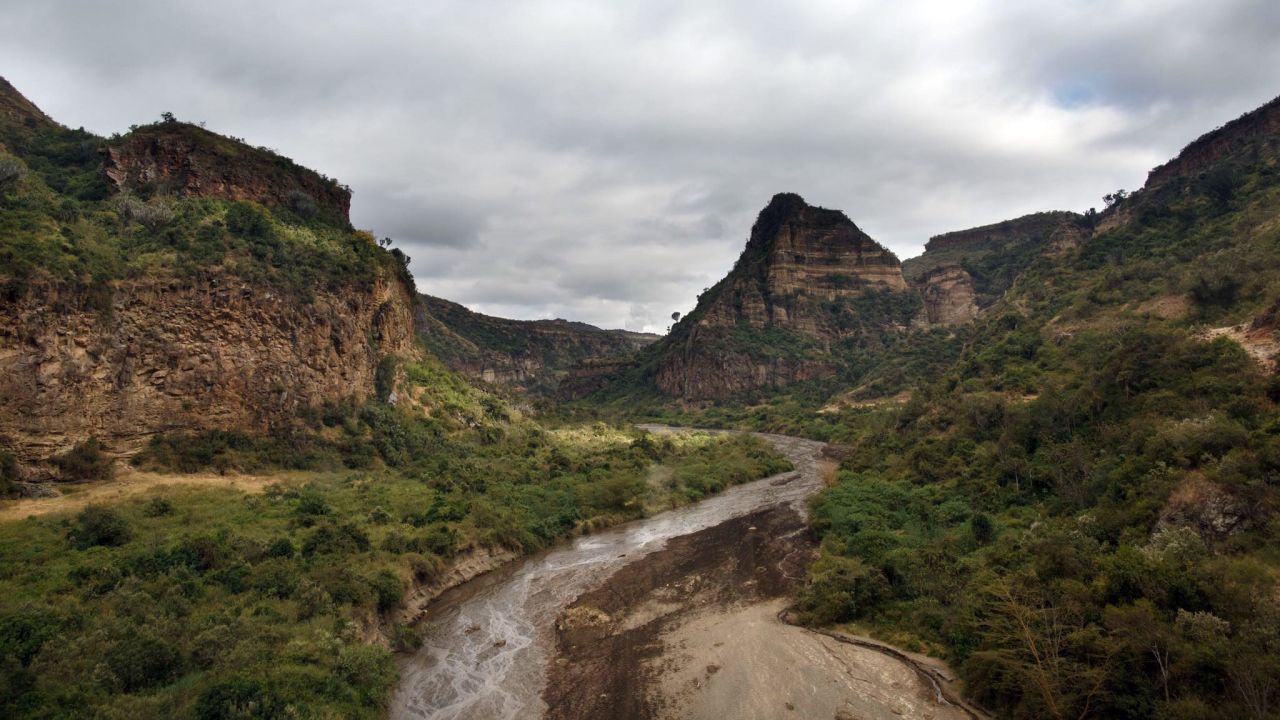 The Kenyan landscape.