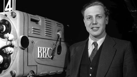 Attenborough at the BBC in 1965.