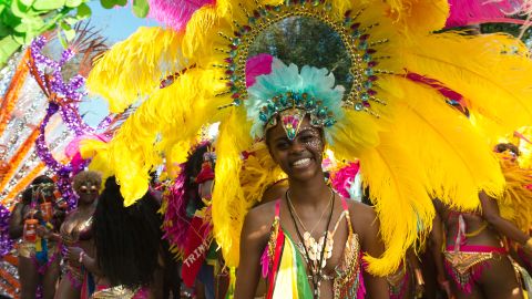 Elaborate costumes are just part of the fun at New York's West Indian American Day Carnival.