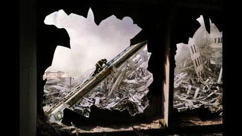 Steve McCurry's haunting image of a lone firefighter amid the ruins of ground zero. On September 11, 2001, Magnum photographers, in New York for a meeting, witnessed the events of the day. CNN's Ray Sanchez spoke with a few of those photographers about the images they captured, which were published in a book called "New York September 11."
