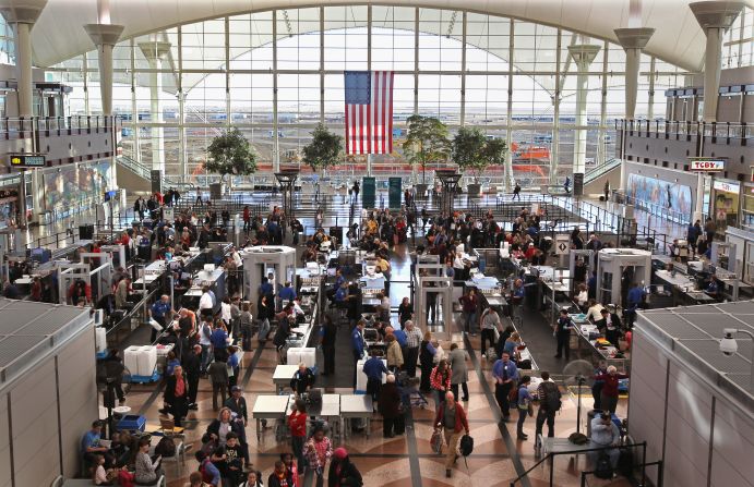 <strong>Biggest airport (by area developed for airport uses): </strong><a href="index.php?page=&url=https%3A%2F%2Fwww.flydenver.com%2F" target="_blank" target="_blank">Denver International</a> commands an area of 13,726 hectares. In comparison, London Heathrow, Europe's busiest airport, occupies just 1,227 hectares.