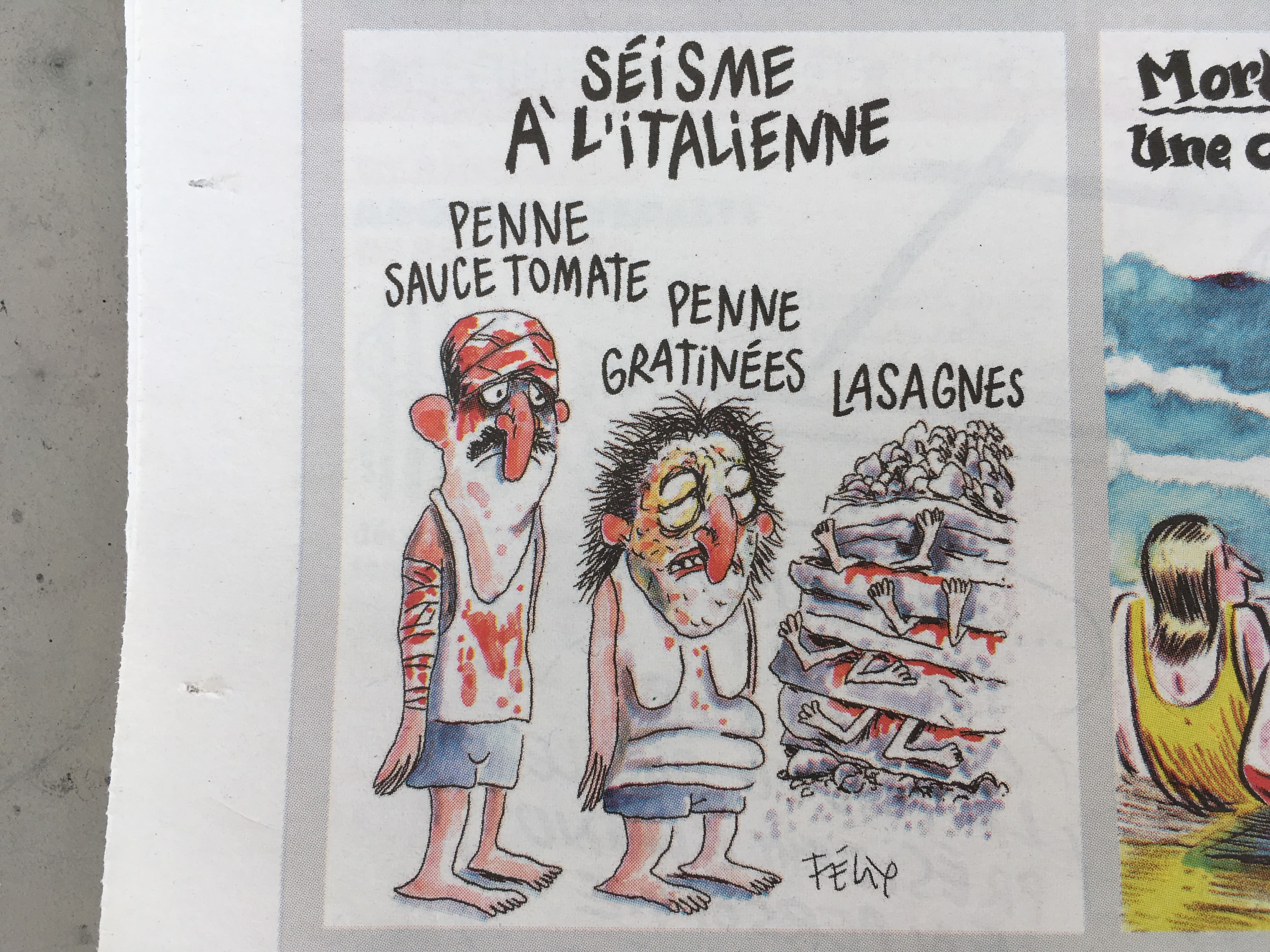 Charlie Hebdo slammed for Italy earthquake cartoon | CNN