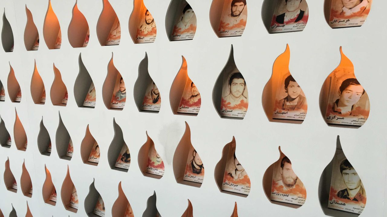 Portraits of those killed in the conflict.