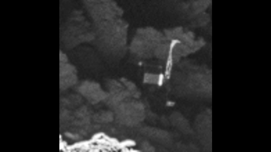 Scientists describe the pictures as definitive: There's no doubt the object is Philae.