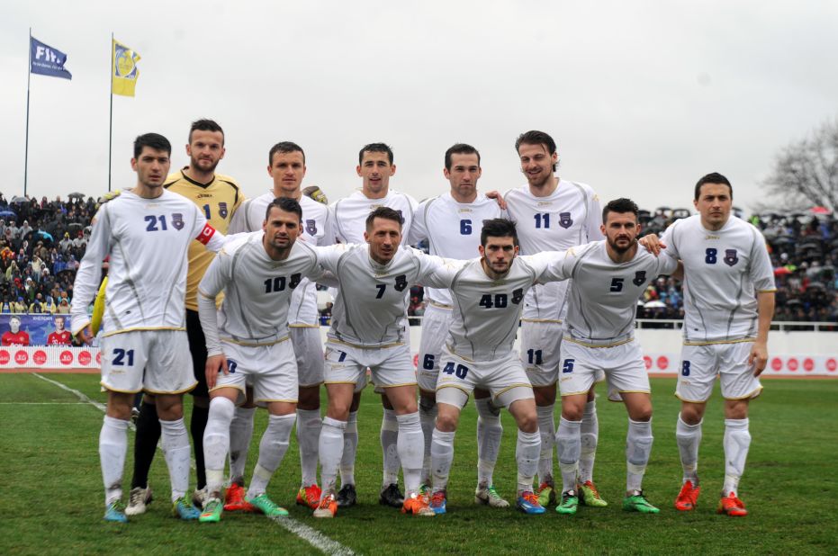 Kosovo's first international match was held in 2014, a friendly against Haiti which ended in a goalless draw.