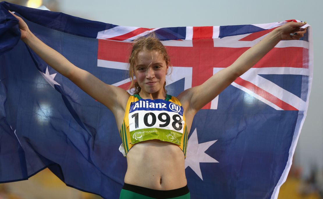 Aussie teenager Isis Holt won the women's 200m T35 final at the IPC world championships last year.