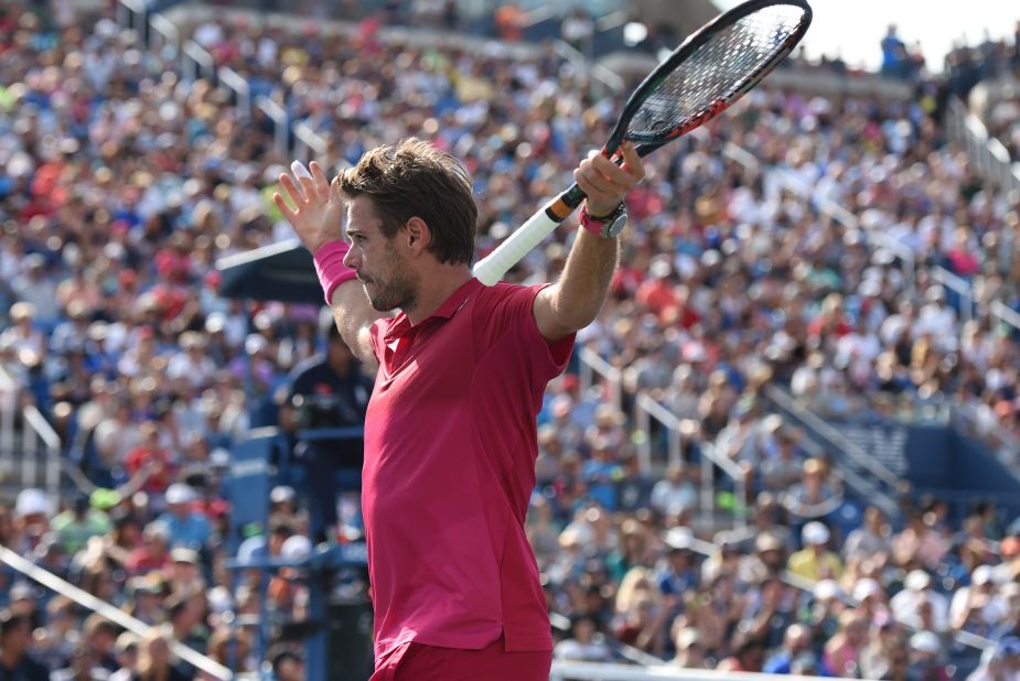 He next faces Stan Wawrinka. The twice grand slam winner -- who saved a match point in the third round -- defeated Illya Marchenko 6-4 6-1 6-7 (5-7) 6-3.