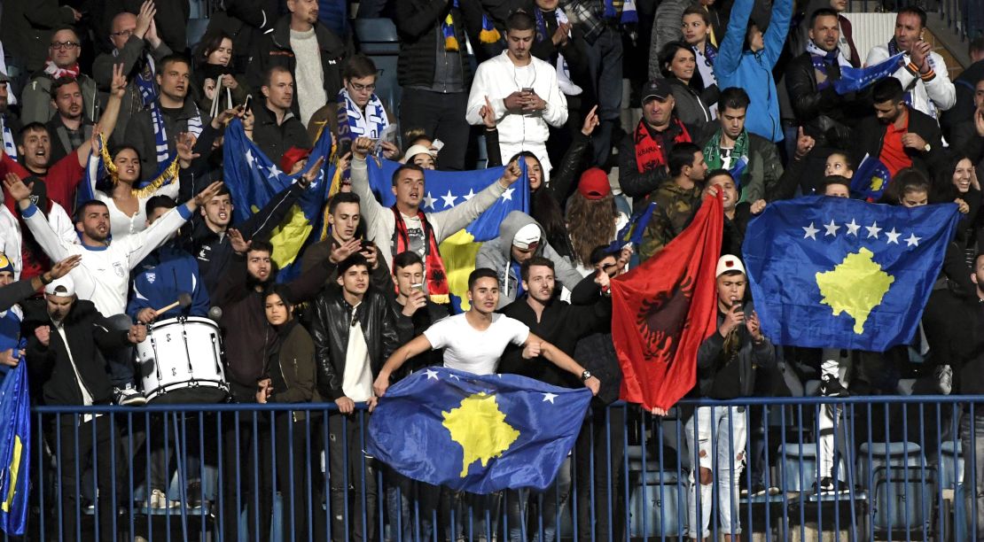 Some 11,000 Kosovo fans will travel to Albania for the game with Croatia.