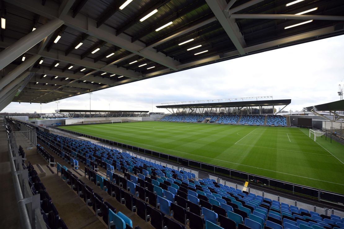 The Academy Stadium is predominantly used by the Elite Development squad and Manchester City Women. "I like to think of us as pioneers ... not just in England, but globally," says Man City and England Ladies midfielder Izzy Christiansen. 