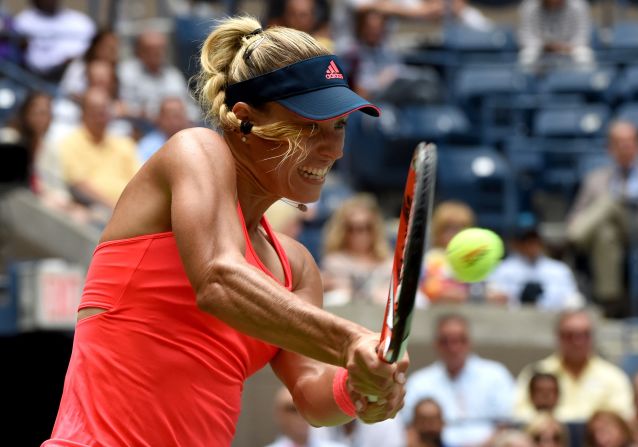 Angelique Kerber, the Australian Open champ and Wimbledon finalist, moved into the semifinals at the US Open. 