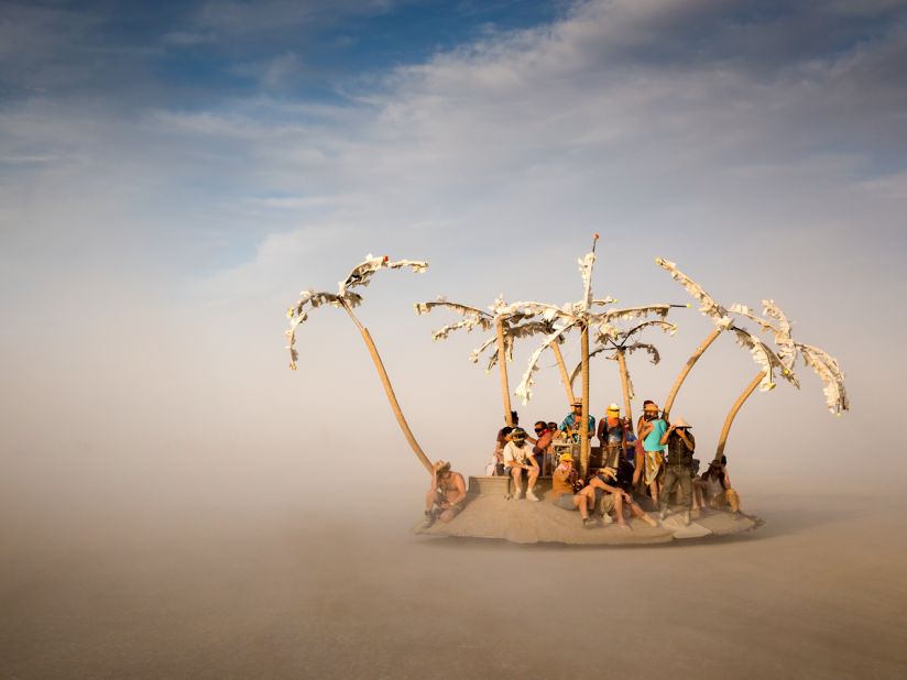 "Artist Daniel Beckman says he designed this art car as an homage to an inspirational hymn about salvaging a sunken ship and triumphing over great odds."
