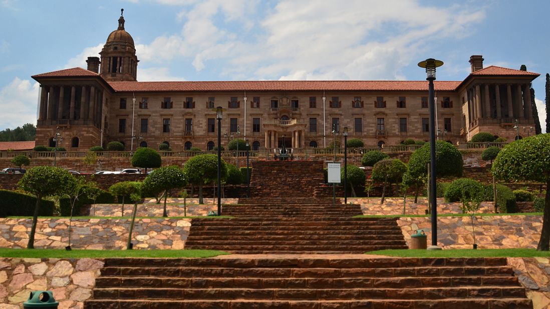 The Union Buildings, the offices of South Africa's president, were designed by Herbert Baker in 1911.