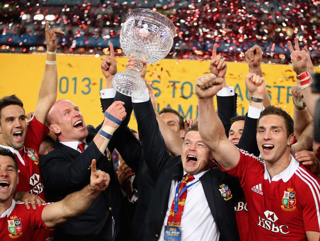 The Lions beat Australia under Gatland's guidance in the 2013 series Down Under.