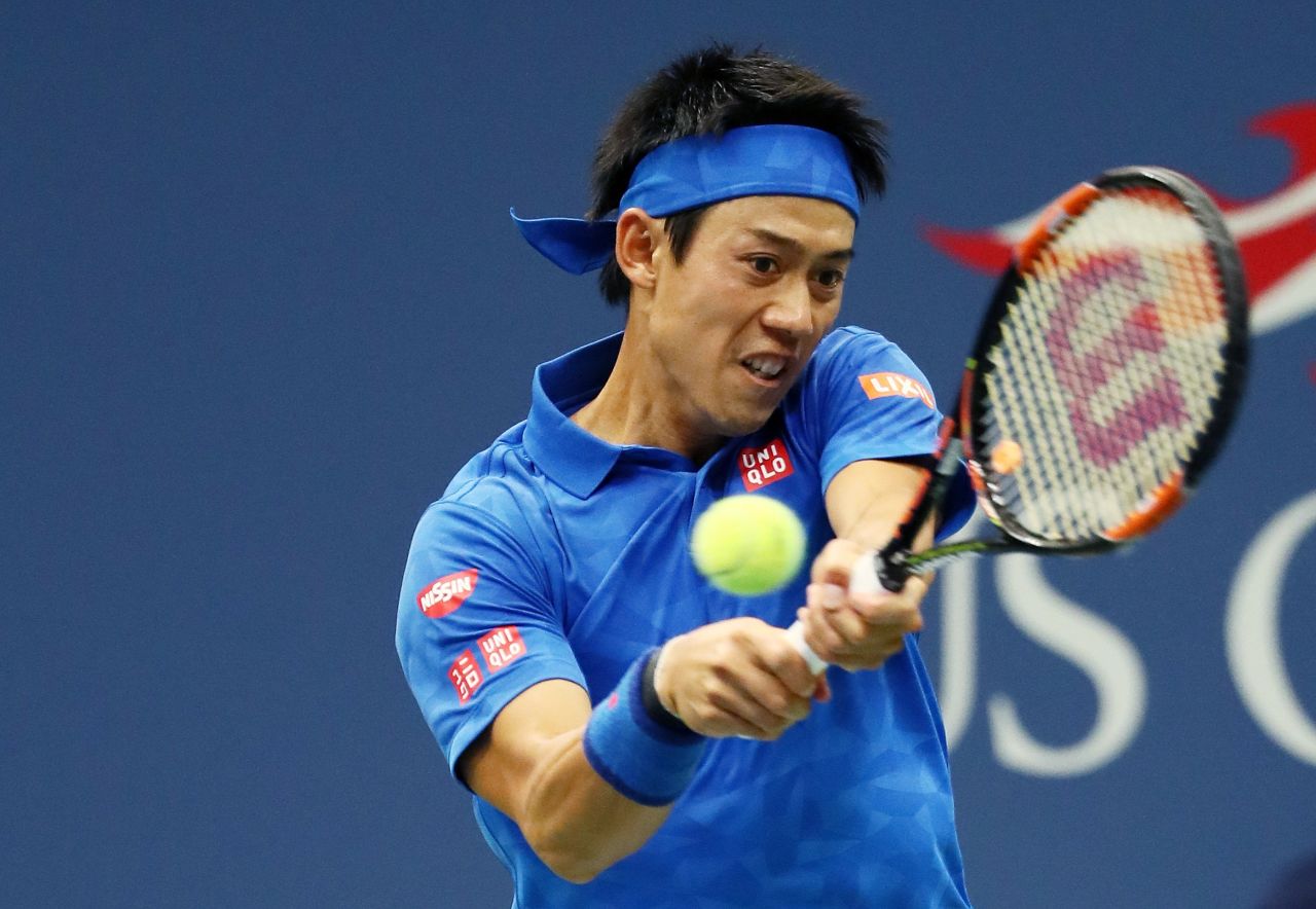 But when the roof was closed in the second set, 2014 US Open finalist Nishikori found his game. 