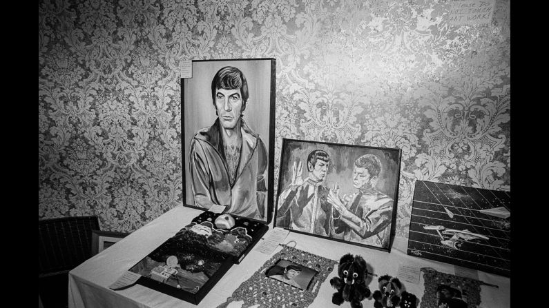 "The title of the story was, 'Star Trek and the History of Western Thought,' " Bernstein says in an email about his newspaper assignment. "The idea was that people were not reading the great philosophers, but were drawing a moral code from these shows. One thing that comes to mind that is somewhat related is the kiss between Capt. Kirk and Lt. Uhura. It was said to be the first interracial kiss on TV."