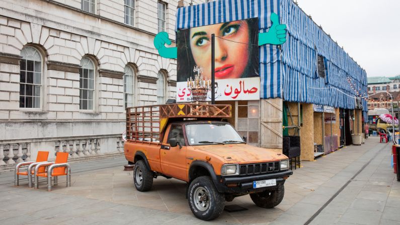 London-based architect and designer Annabel Karim Kassar was behind the Lebanese entry to the Biennale. In collaboration with an extensive design team, she recreated Beirut's bustling street-life wish an interactive installation featuring a falafel vendor, a mattress maker, a juice vendor, and even a barber, amongst other stalls. <br />