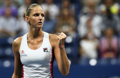 Pliskova reached her first grand slam final. For her part, her game was working, including the big serve. 
