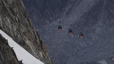 The cars are at an altitude of nearly 12,000 feet.