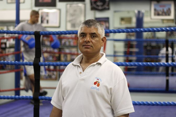 Sid Khan joined Earlsfield ABC as an 11-year-old growing up in nearby Tooting -- he is now the London boxing club's head coach. 