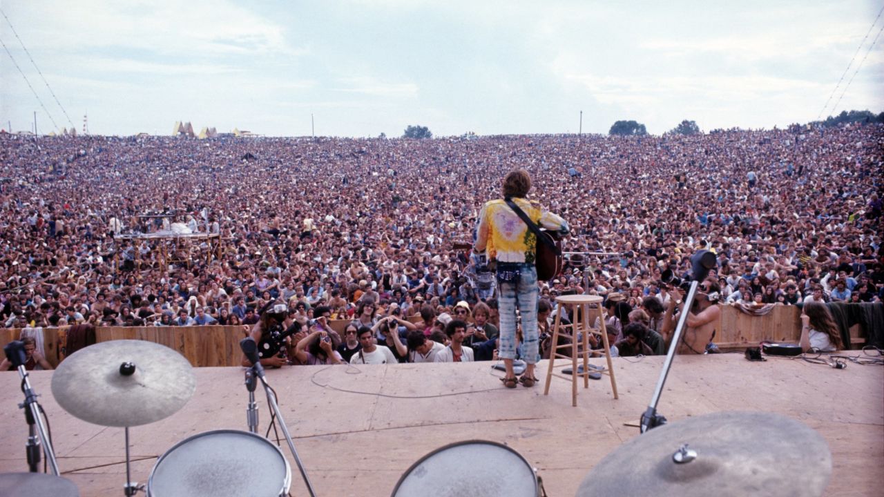 John Sebastian performs in 1969 at Woodstock.