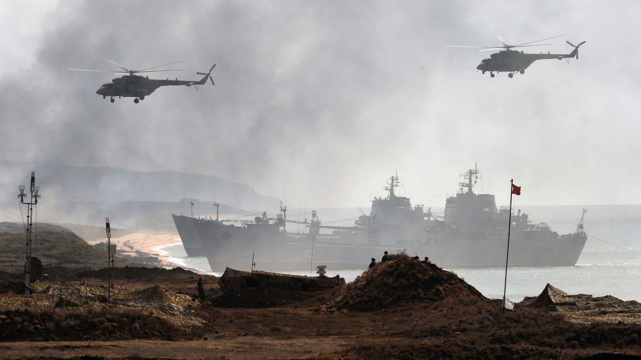 More than 12,000 soldiers are involved in the Kavkaz exercises.
