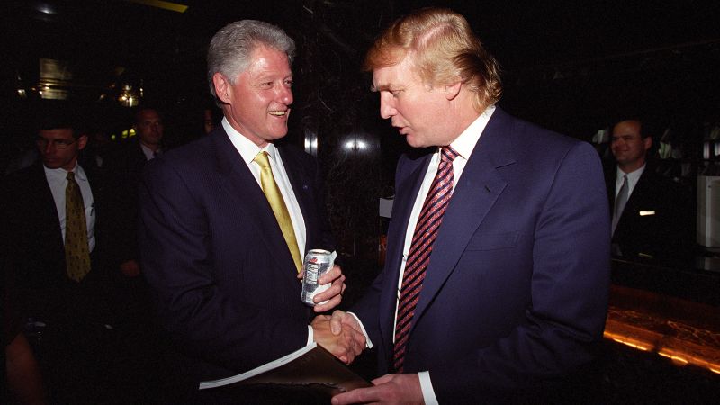 Newly Released Photos Show How Close Bill Clinton Once Was With Trump ...