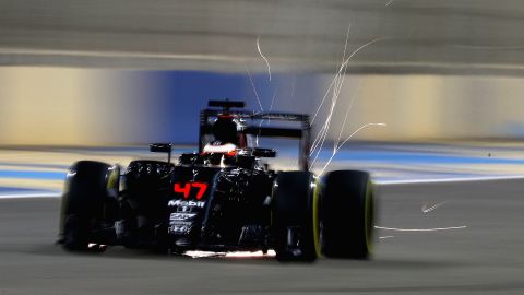 Bright spark: Stoffel Vandoorne impressed on his F1 debut at April's Bahrain Grand Prix.