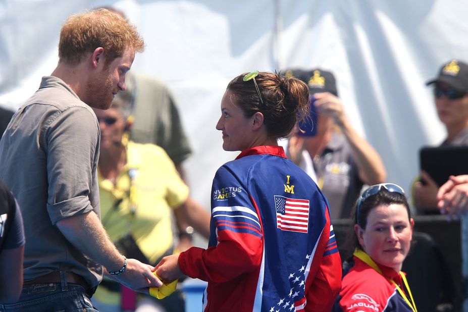 Marks touched the hearts of millions by returning her gold from the 2016 Invictus Games to Prince Harry for him to give to the staff at Papworth Hospital who saved her life two years earlier.