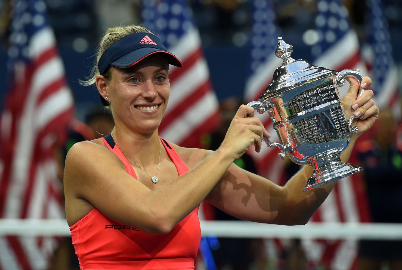Kerber claimed her second major of 2016 and will be the world No. 1 in the rankings Monday, replacing Serena Williams. 