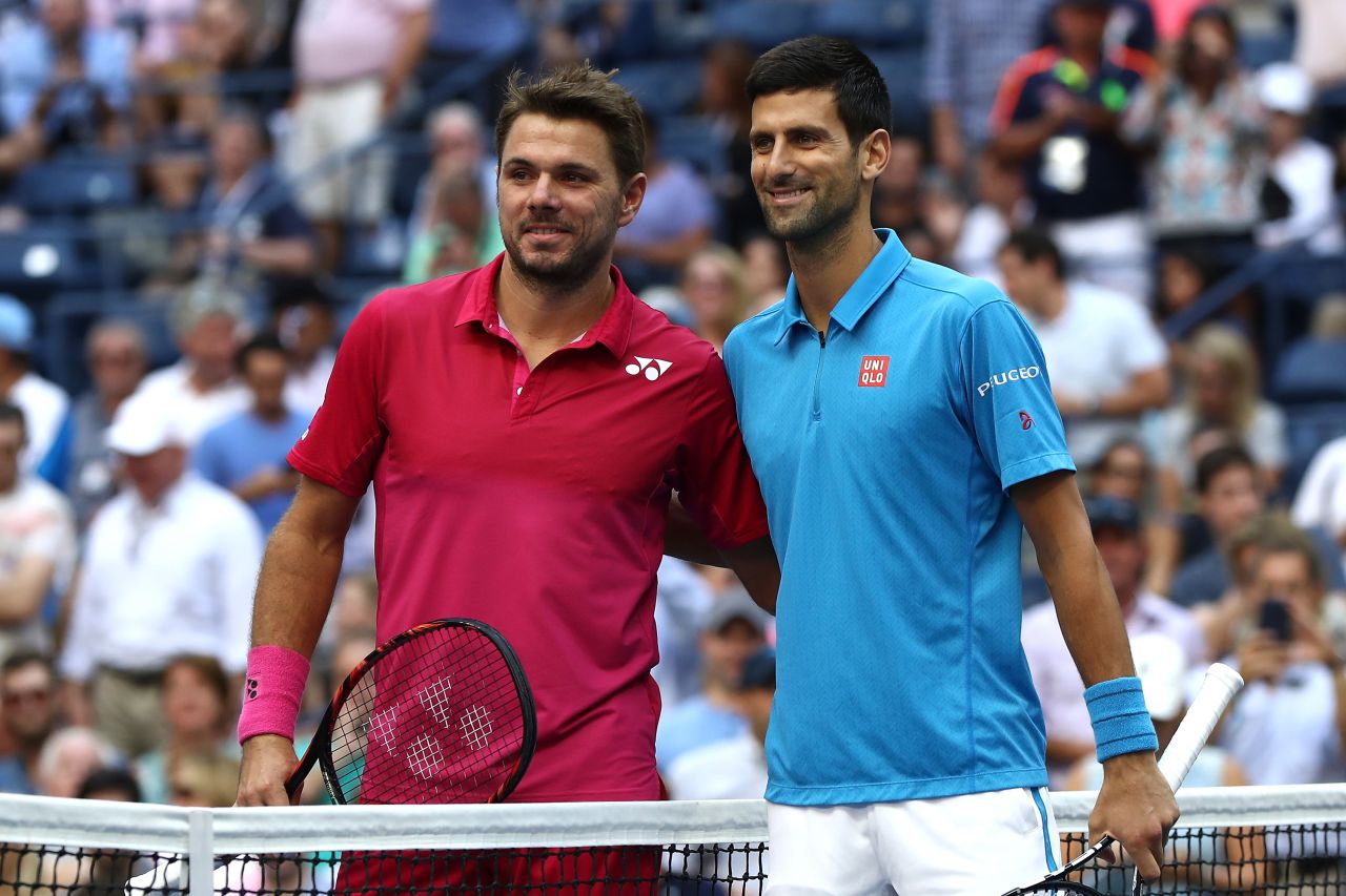 Novak Djokovic, right, led Stan Wawrinka 19-4 in their duels prior to the US Open final. But Wawrinka had won two of the last five at majors. 