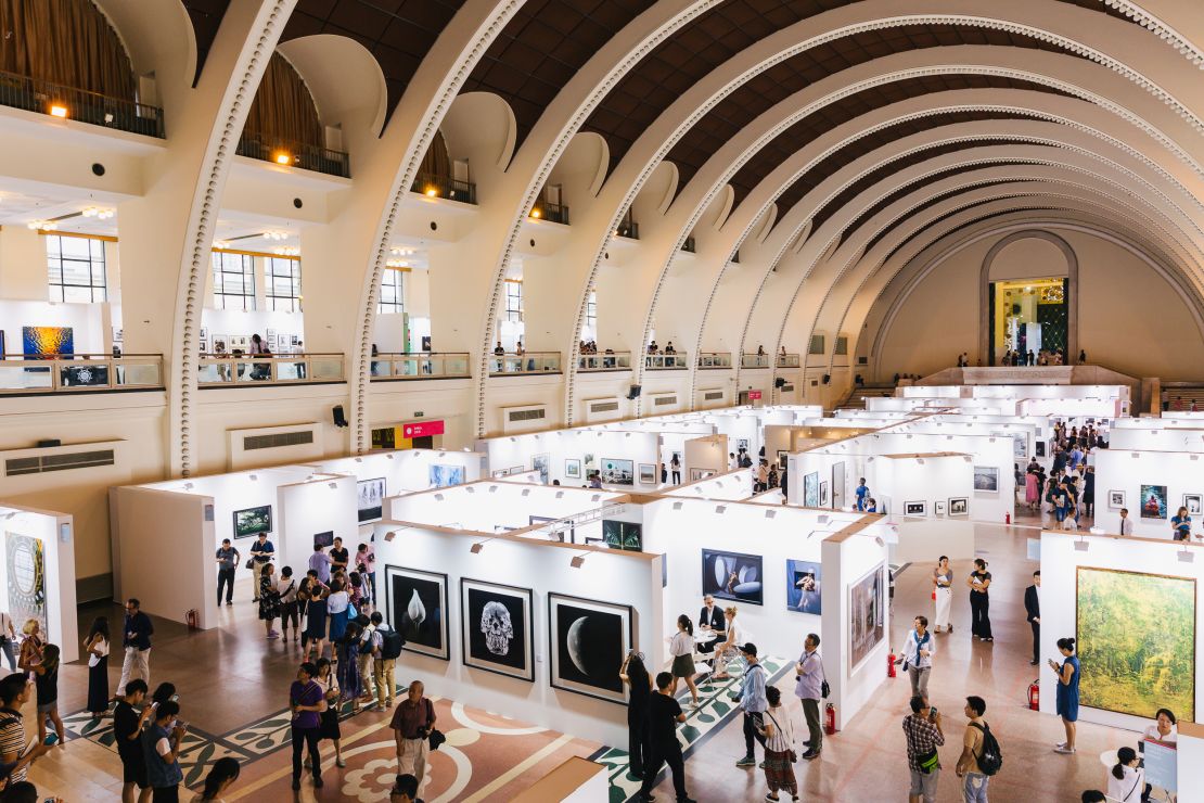 PHOTOFAIRS Shanghai was held this year at the Shanghai Exhibition Center, a massive Stalinist neoclassical hall in one of the city's most high-end districts. This year, 27,000 visitors came to see 50 galleries from 15 countries. 