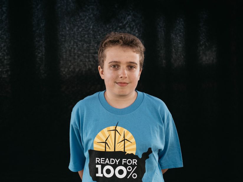 "I chose to join the case because it sounded like something I could actually do," said Nick Venner, photographed in 2016 at age 15, from Lakewood, Colorado. "I think we have a really good chance of winning. It's hard for legal experts to deny the rights of young people. We are the future. They will be long gone before the long-term effects (of climate change) ever hit them. It's about my kids. It's about their grandkids." 