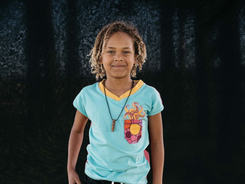 "We live on a barrier island," said Levi Draheim, 9, from Florida's Space Coast. "If the sea rises, our (home) could just be underwater. And a couple of our reefs ... they're just almost gone. I can't even go to the beach. It gives me nightmares." 