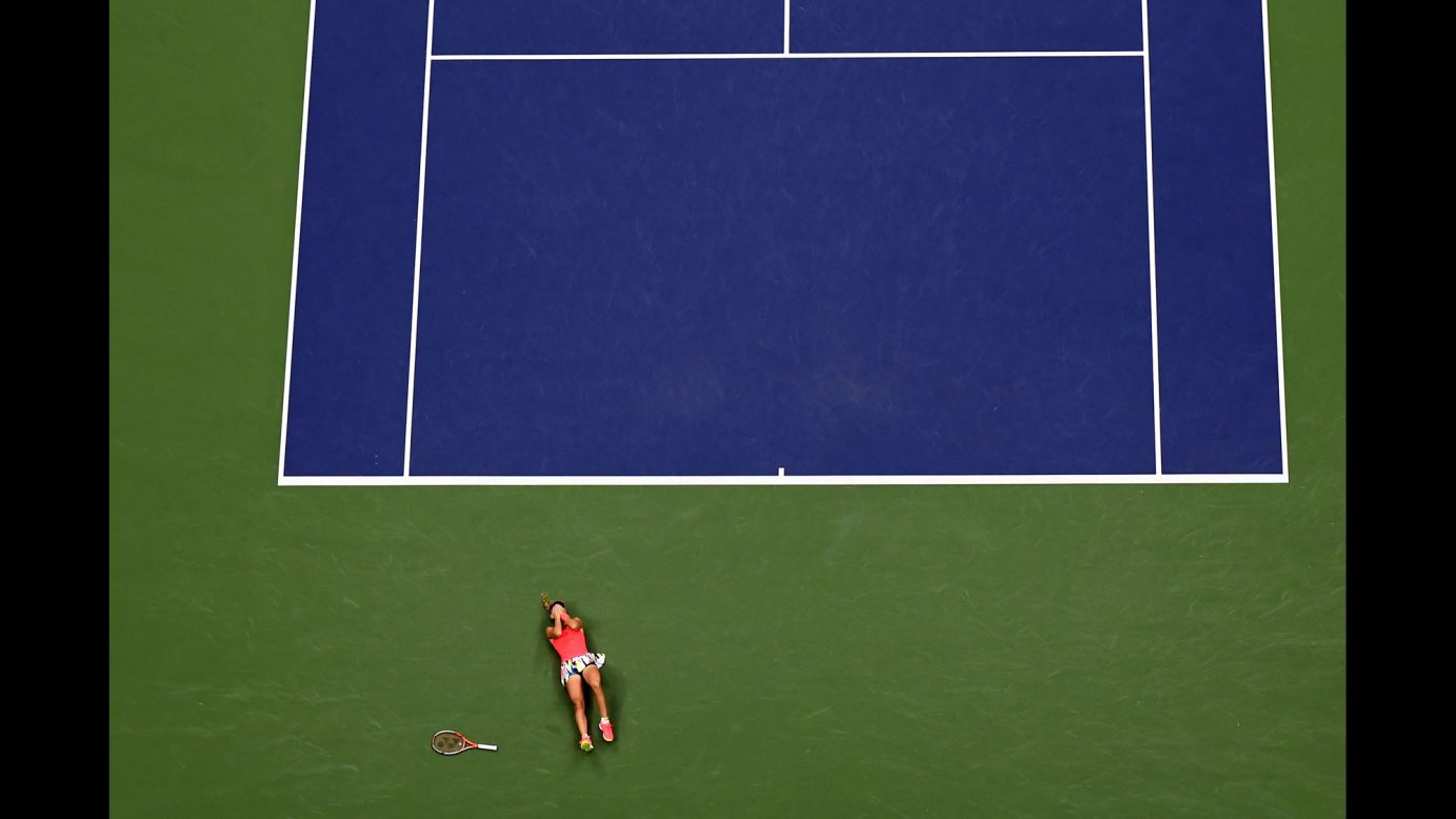 Angelique Kerber reacts after defeating Karolina Pliskova in the US Open final match in New York on Saturday, September 10. Kerber's win <a href="http://edition.cnn.com/2016/09/11/sport/kerber-interview-us-open-river/" target="_blank">makes her the new world No. 1.</a>