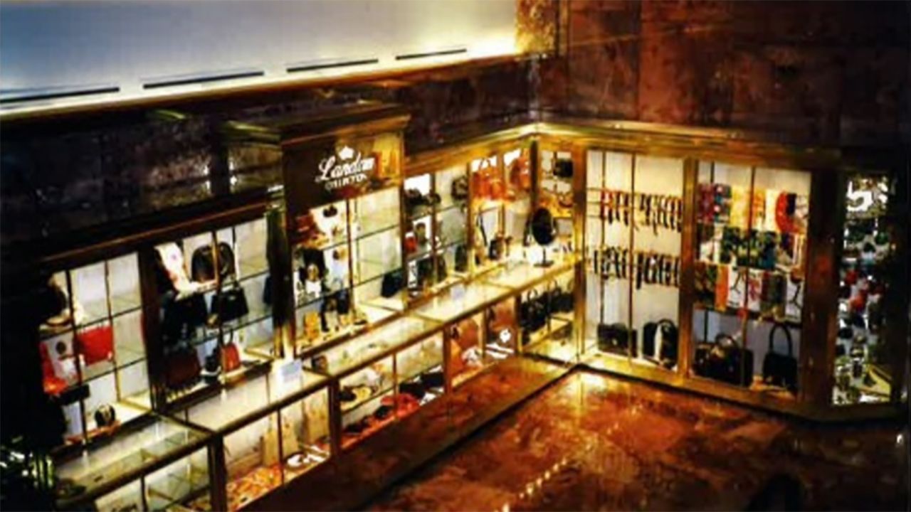 Hyman's kiosk Landau Jewelry at Trump Tower in Manhattan.