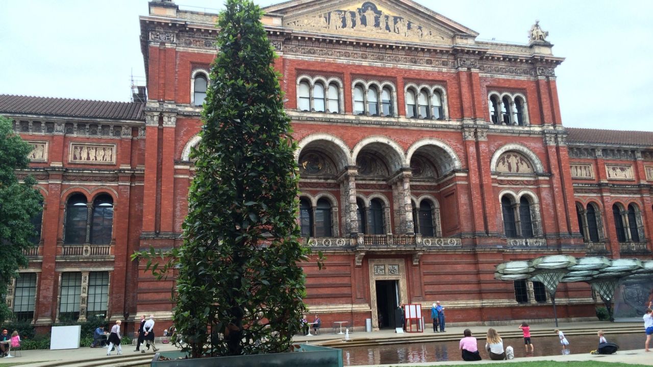 You'll find the Victoria and Albert Museum in South Kensington.