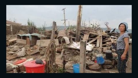 Flood in DPRK.