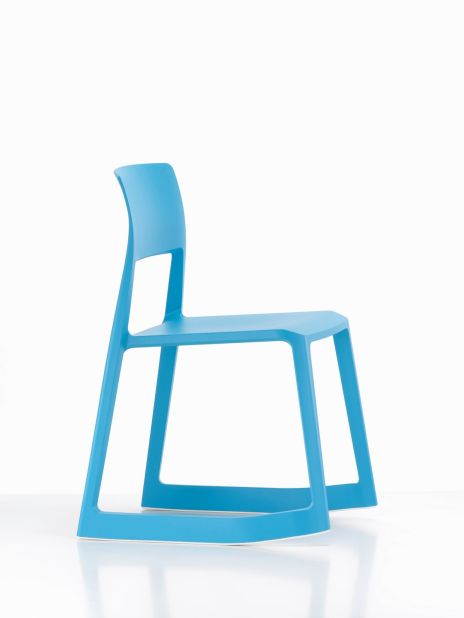 The lightweight, stackable Top Ton Chair (produced by Vitra) has become one of Barber & Osgerby's most recognizable designs. 